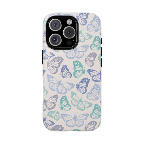 Purple and Green Butterfly Phone Case