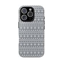 Load image into Gallery viewer, Gray Snowflake Pattern Phone Case