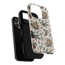 Load image into Gallery viewer, Winter Branches, Berries and Pine Cones Phone Case