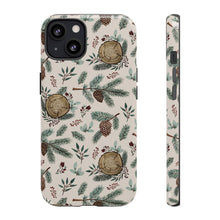 Load image into Gallery viewer, Winter Branches, Berries and Pine Cones Phone Case