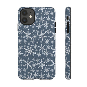 Blue Snowflakes Phone Case