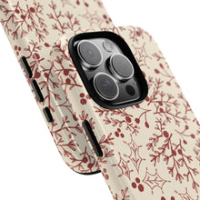 Load image into Gallery viewer, Red Christmas Branch Phone Case