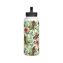 Load image into Gallery viewer, Tropical Parrot Handle Lid Water Bottle