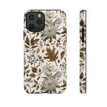 Load image into Gallery viewer, Watercolor Fall Leaves and Flowers Phone Case