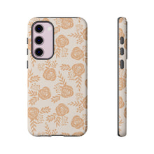 Load image into Gallery viewer, Light Orange Floral Phone Case