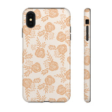 Load image into Gallery viewer, Light Orange Floral Phone Case