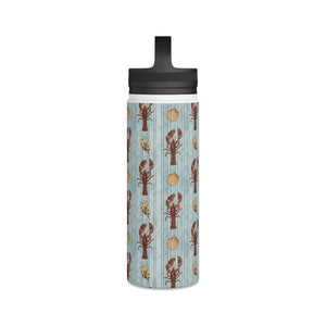 Lobster Handle Lid Water Bottle