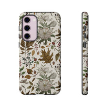 Load image into Gallery viewer, Watercolor Fall Leaves and Flowers Phone Case