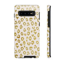 Load image into Gallery viewer, Gold Leopard Print Phone Case