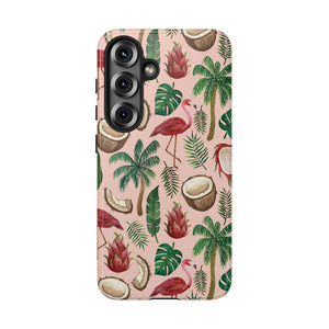 Flamingo Coconut Phone Case