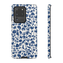 Load image into Gallery viewer, Dark Blue Floral Phone Case