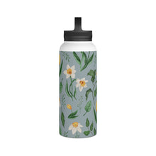 Load image into Gallery viewer, Daffodils and Tulips Handle Lid Water Bottle