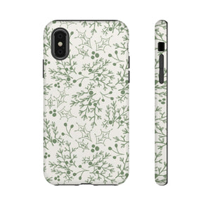 Green Christmas Branch Phone Case