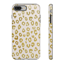 Load image into Gallery viewer, Gold Leopard Print Phone Case