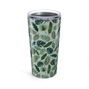 Tropical Leaves Travel Mug