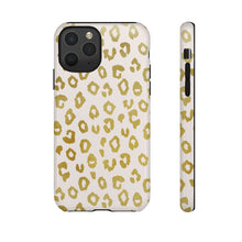 Load image into Gallery viewer, Gold Leopard Print Phone Case
