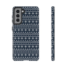 Load image into Gallery viewer, Blue Snowflake Pattern Phone Case