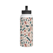 Load image into Gallery viewer, Warm Terrazzo Handle Lid Water Bottle