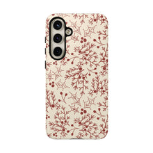 Load image into Gallery viewer, Red Christmas Branch Phone Case