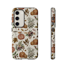Load image into Gallery viewer, Fall Pumpkins, Flowers and Leaves Phone Case