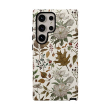 Load image into Gallery viewer, Watercolor Fall Leaves and Flowers Phone Case