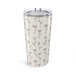 Ink Flower Travel Mug