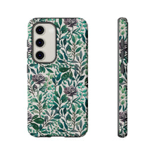 Load image into Gallery viewer, Purple Flowers and Eucalyptus Leaves Phone Case