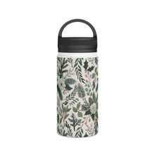 Load image into Gallery viewer, Winter Floral Handle Lid Water Bottle