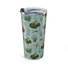 Load image into Gallery viewer, Frog and Dragonfly Travel Mug