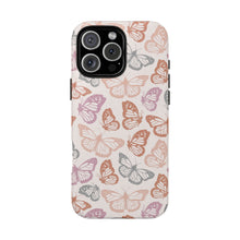 Load image into Gallery viewer, Orange and Pink Butterfly Phone Case