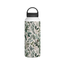 Load image into Gallery viewer, Winter Floral Handle Lid Water Bottle