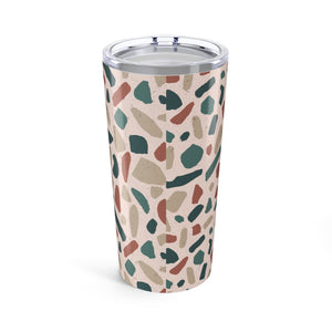 Warm Terrazzo Travel Mug