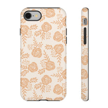 Load image into Gallery viewer, Light Orange Floral Phone Case