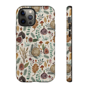 Figs, Mushrooms and Leaves Phone Case