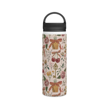 Load image into Gallery viewer, Bows, Flowers and Cherries Handle Lid Water Bottle