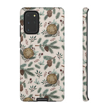 Load image into Gallery viewer, Winter Branches, Berries and Pine Cones Phone Case