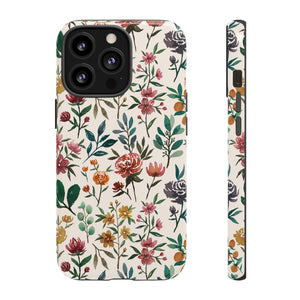 Colorful Watercolor Flowers Phone Case