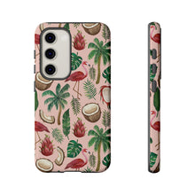 Load image into Gallery viewer, Flamingo Coconut Phone Case