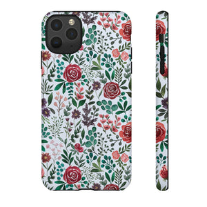 Pink and Purple Flowers Phone Case