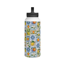 Load image into Gallery viewer, Mediterranean Stamps Handle Lid Water Bottle