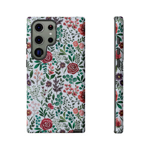 Pink and Purple Flowers Phone Case