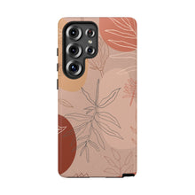 Load image into Gallery viewer, Pink Abstract Desert Leaf Phone Case
