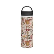 Load image into Gallery viewer, Bows, Flowers and Cherries Handle Lid Water Bottle