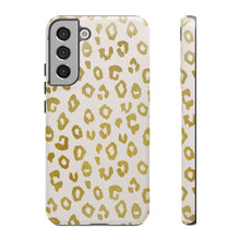Load image into Gallery viewer, Gold Leopard Print Phone Case