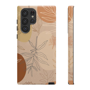 Orange Abstract Desert Phone Case