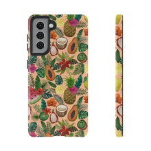 Load image into Gallery viewer, Tropical Fruit and Flowers Phone Case