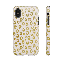 Load image into Gallery viewer, Gold Leopard Print Phone Case