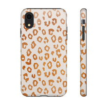 Load image into Gallery viewer, Copper Leopard Print Phone Case