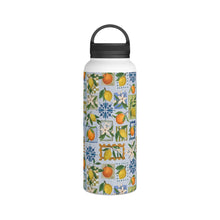 Load image into Gallery viewer, Mediterranean Stamps Handle Lid Water Bottle