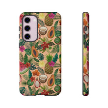 Load image into Gallery viewer, Tropical Fruit and Flowers Phone Case